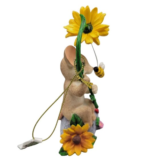 Charming Tails Figurine Bee Happy Sunflower Bee Roman - Picture 5 of 9